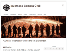 Tablet Screenshot of invernesscameraclub.co.uk